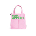 Geïsoleerde tas "Bon Appétit" - Roze
