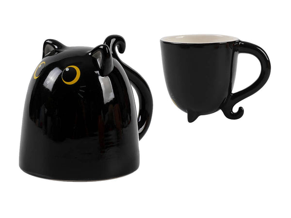 Mug 3D à retourner Chat noir