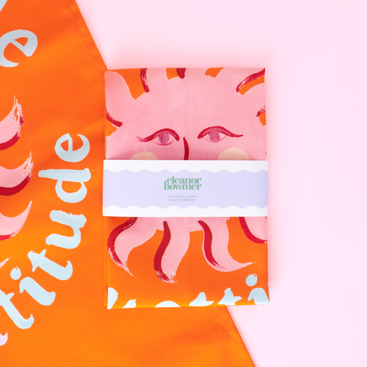 Vaatdoek "Dankbaarheid is mijn houding"