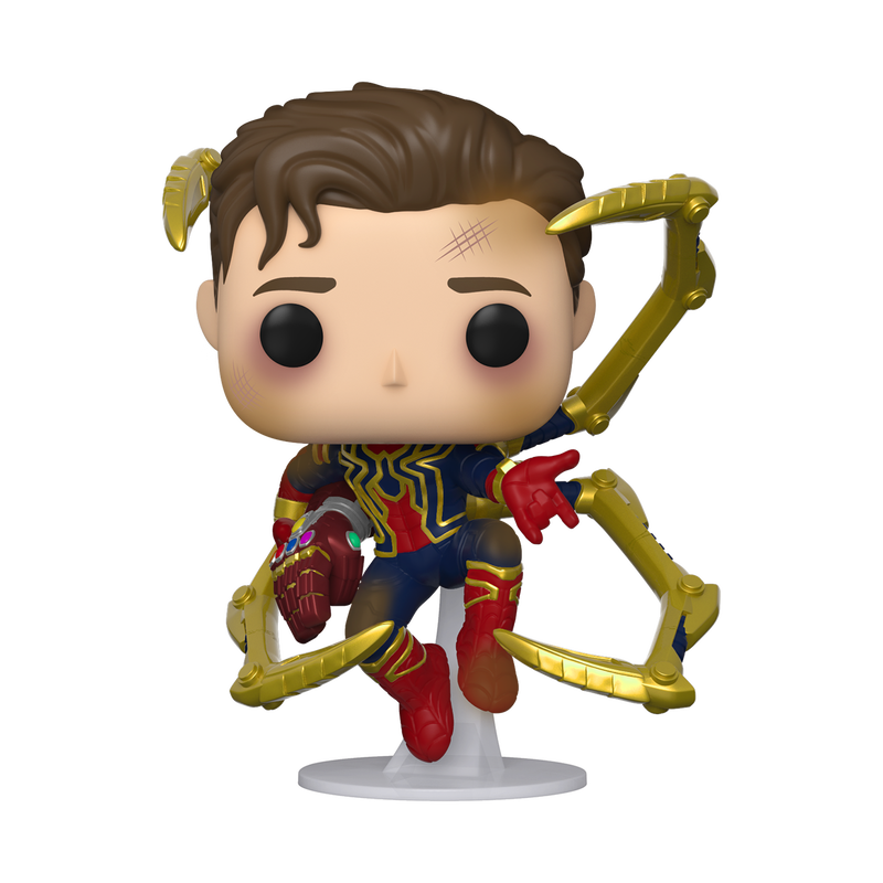 Iron Spider without mask &amp; Infinity Gauntlet