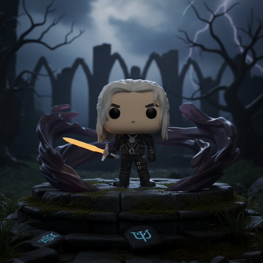 Geralt with sword (Glow) 