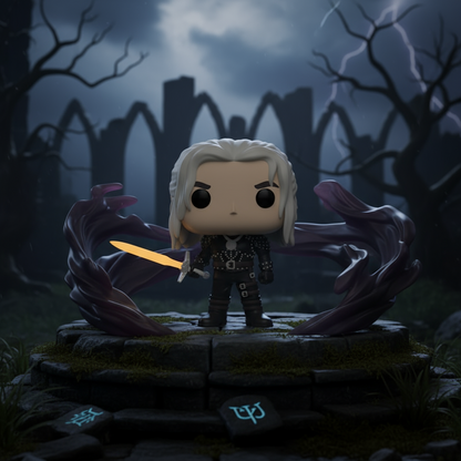 Geralt with sword (Glow) 