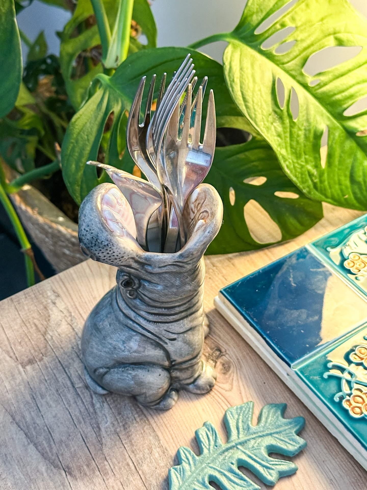 Small Hungry Hippo Vase