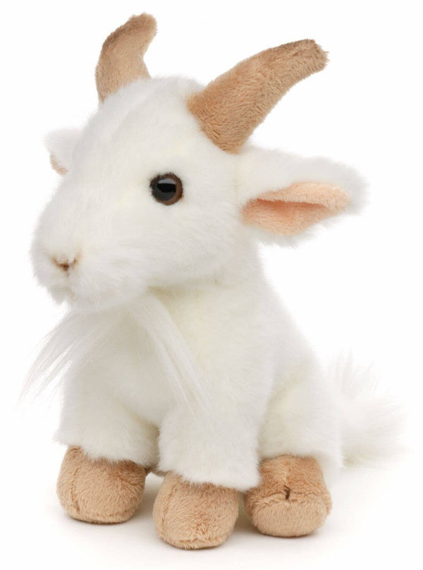 Chèvre de montagne, assise, 20 cm (longueur), peluche Uni Toys