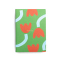 A5 Notebook Green Tulips