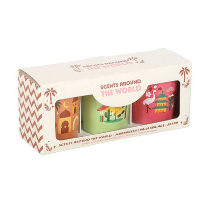 World Scents Scented Candle Trio