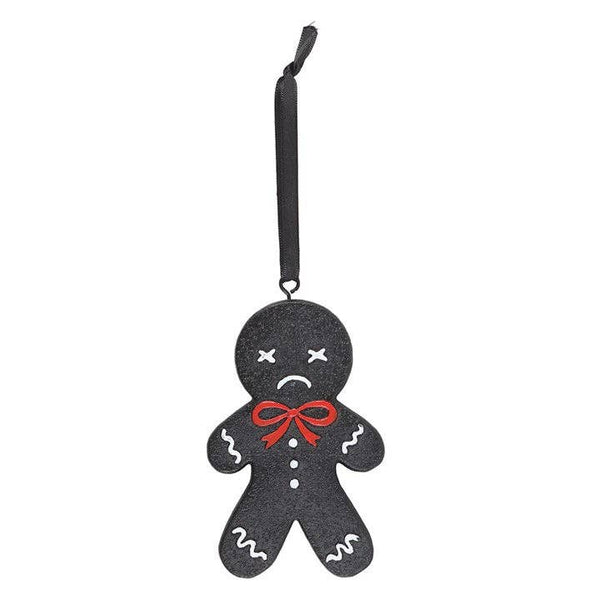 Spookachtige gotische peperkoek kerstversiering