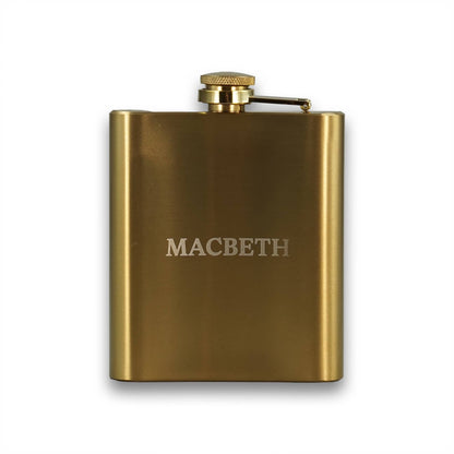 7oz flask - Shakespeare (Macbeth)