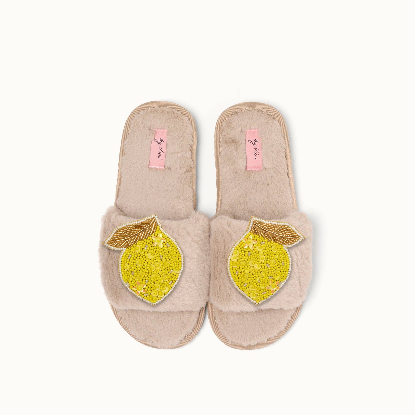 Paire de broches pour Chaussons - Citron
