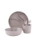Kinderservies set met zwanenmotief 