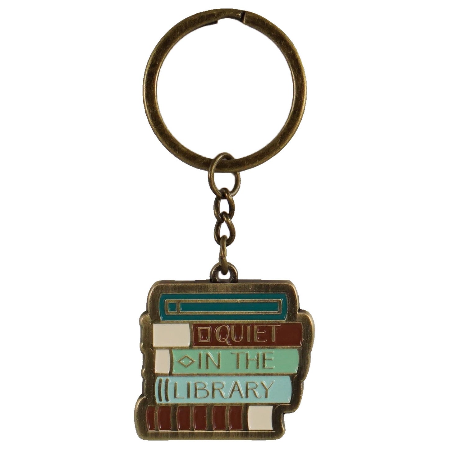 Pulteney Press Silence in the Library Keychain
