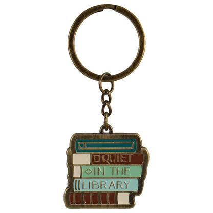 Pulteney Press Silence in the Library Keychain