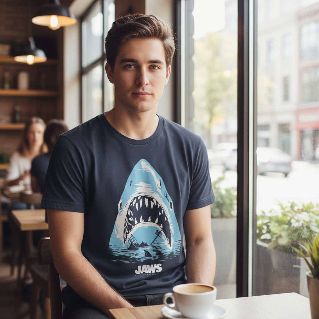 Jaws T-shirt - Boat Poster