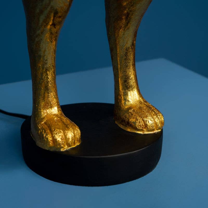 Hiding Bunny® Table Lamp, Gold/Magenta, 24 x 24 x 74 cm