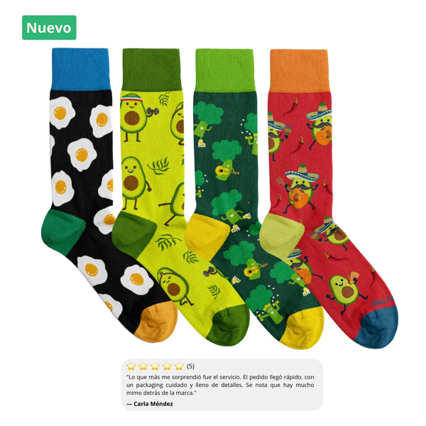 Breakfast Socks Pack 🥑🍳🥦