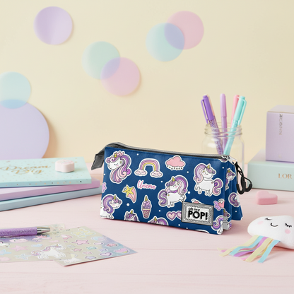 Oh My Pop! Triple Pencil Case - Magical