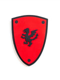 Rood Softik schuimschild met draak