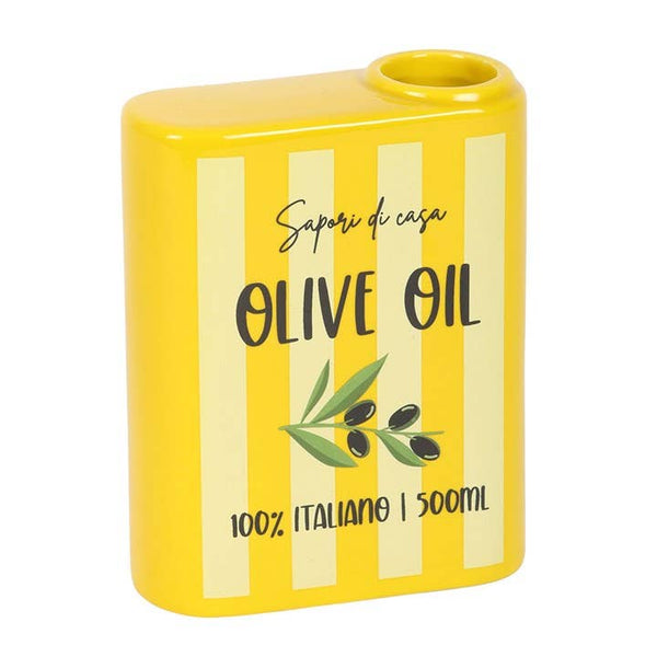 Olive Oil Can Flower Vase
