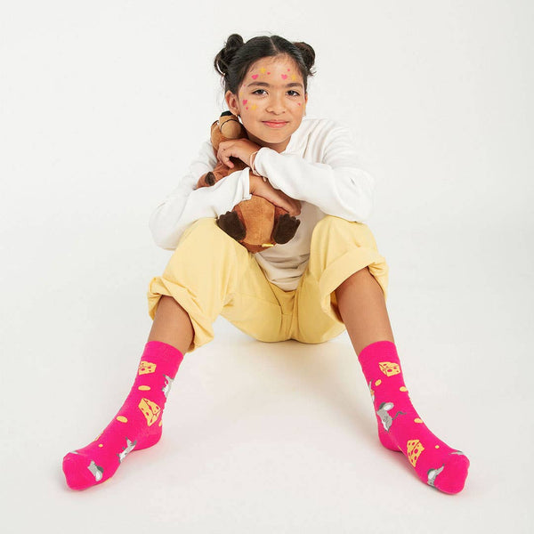 Kids' Mouse and Cheese Socks