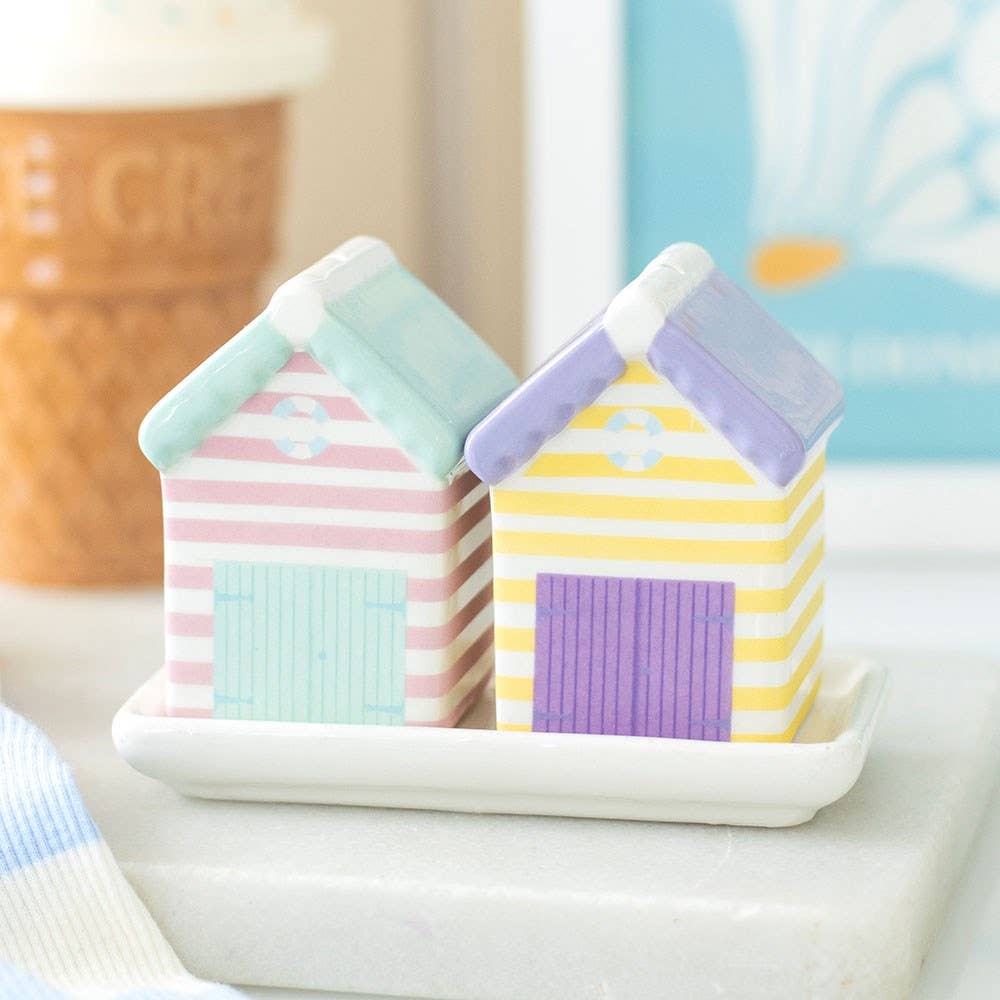 Salt and pepper Beach hut