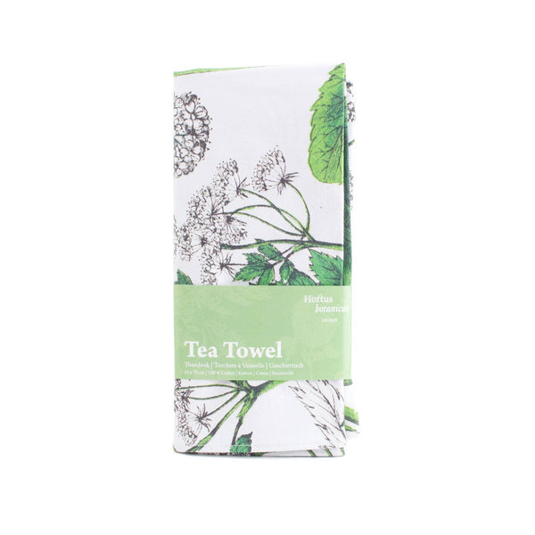 Hortus Botanicus Elderflower Tea Towel