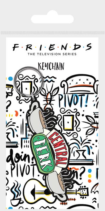 Friends rubber keychain (Central Perk Sketch)