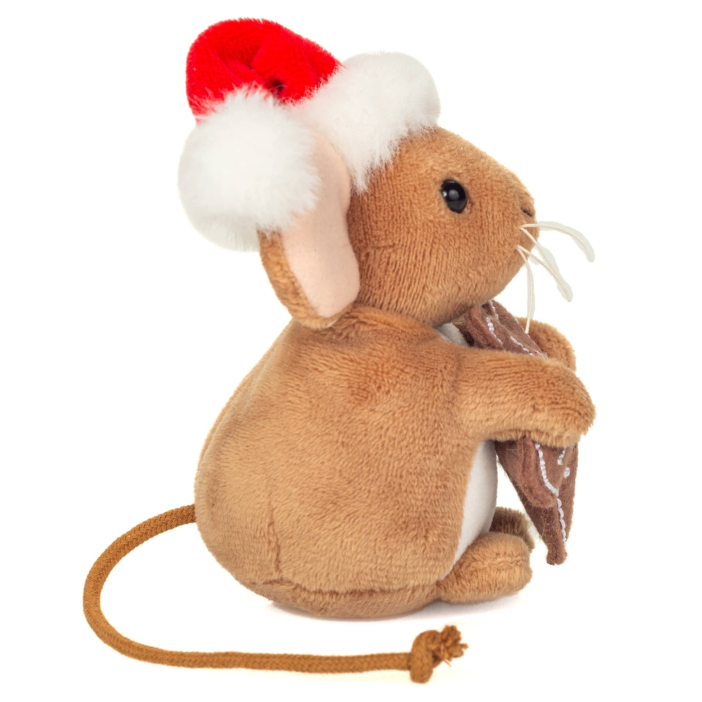 Christmas Mouse Plush with Cookie
