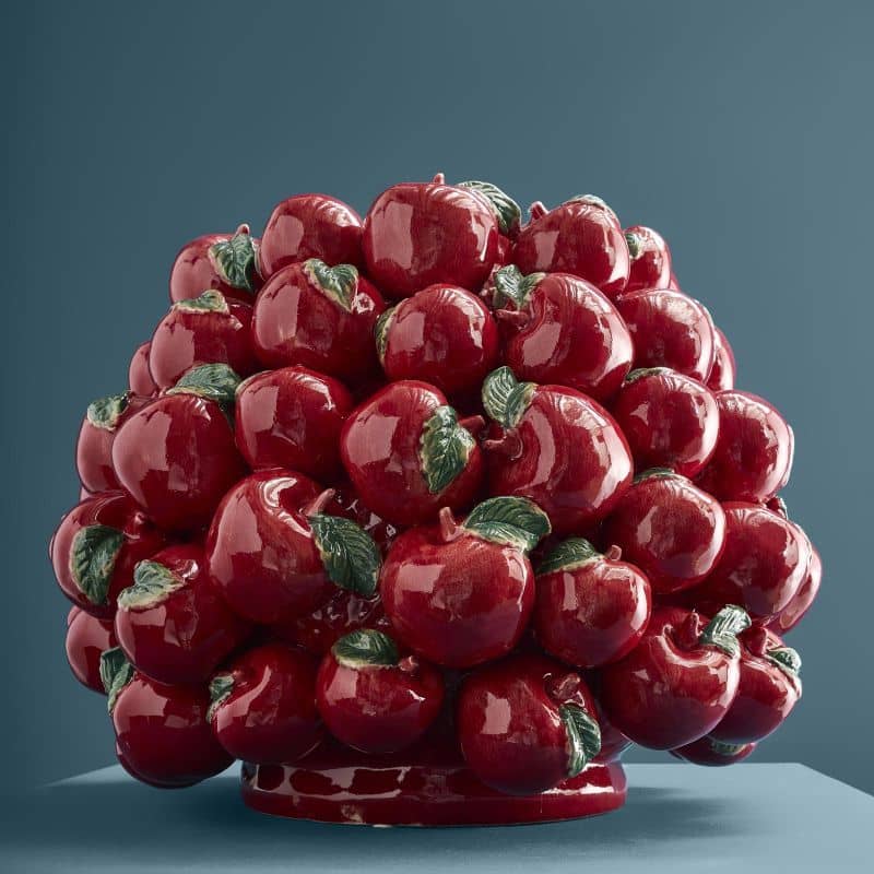 Vase Pomme, Grès rouge, 42 x 42 x 32 cm