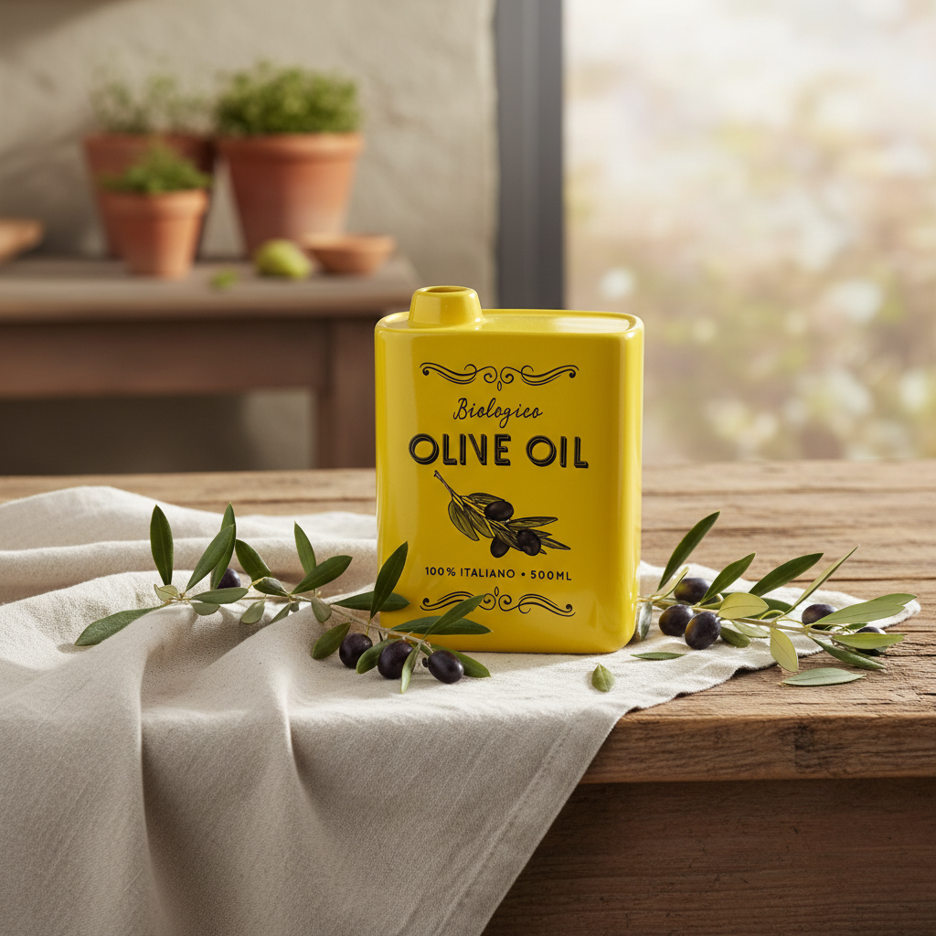 Olive Oil Can Vase