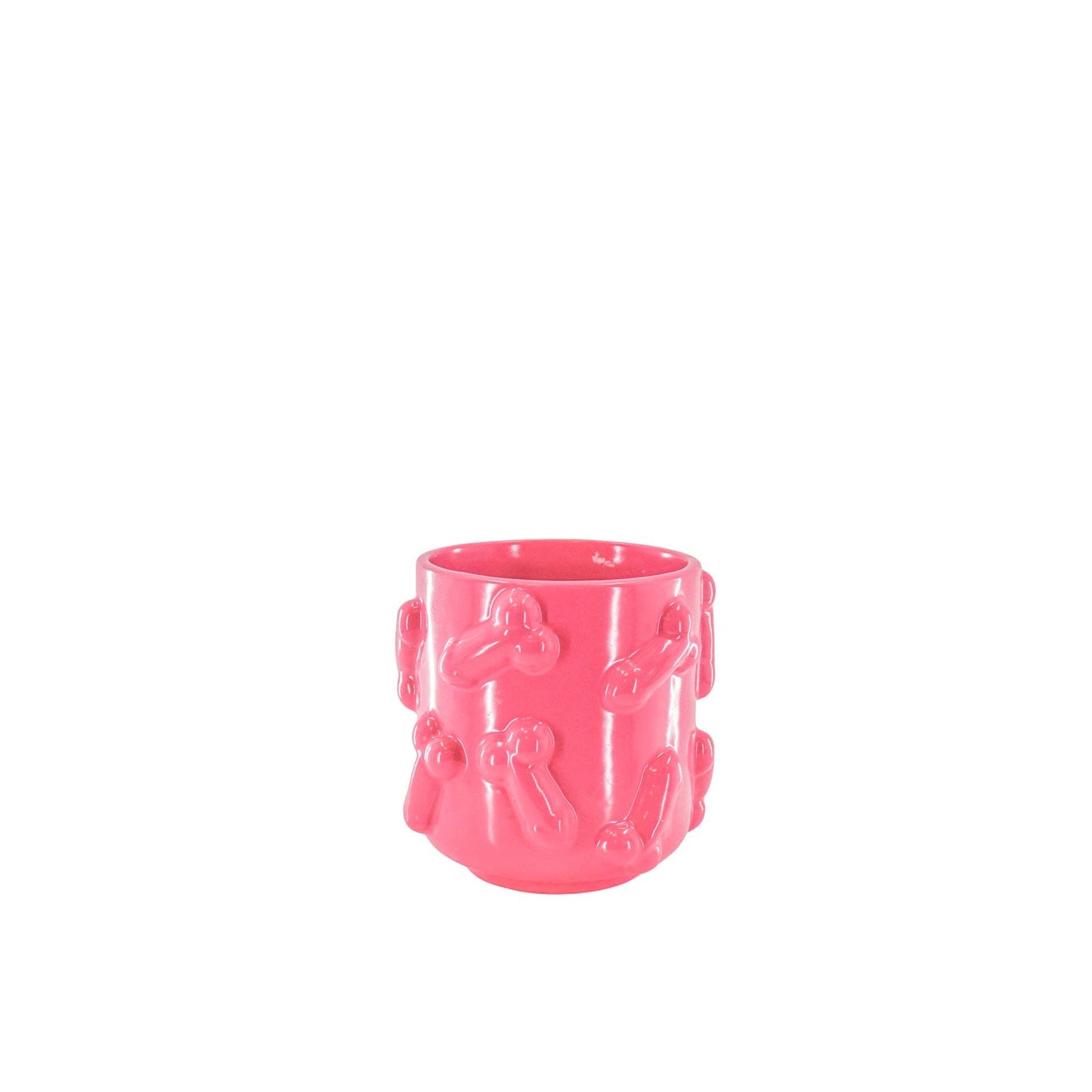 Pot - Dick - Keramiek - Roze - 11x11x11,5 cm