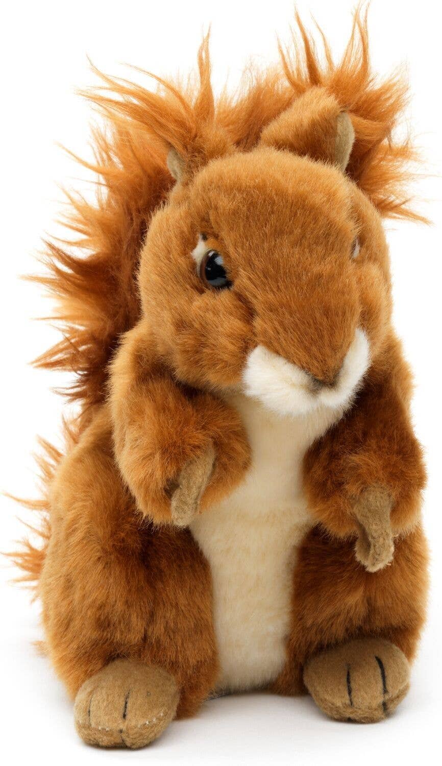 Standing squirrel plush toy