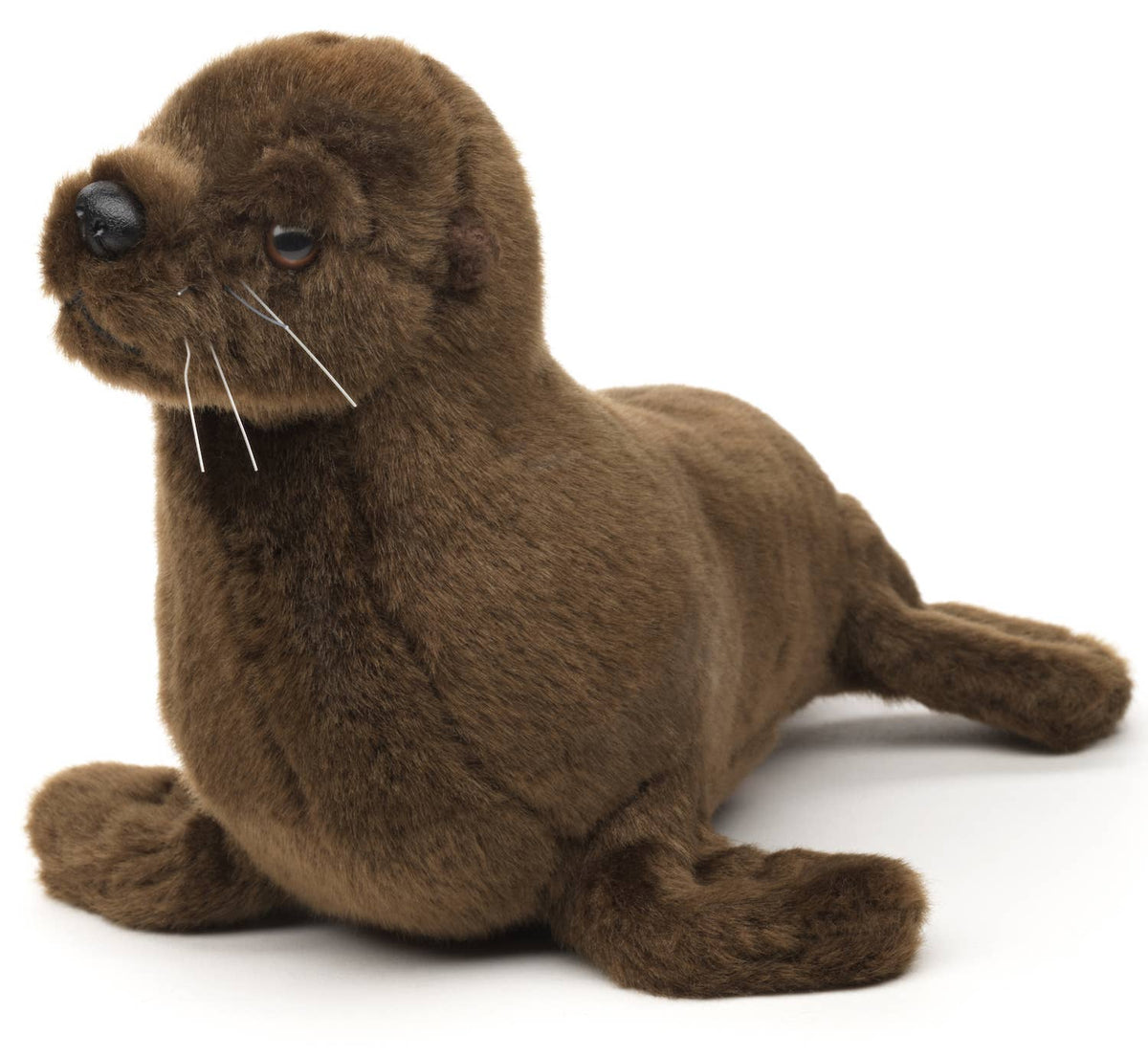 Brown sea lion plush toy