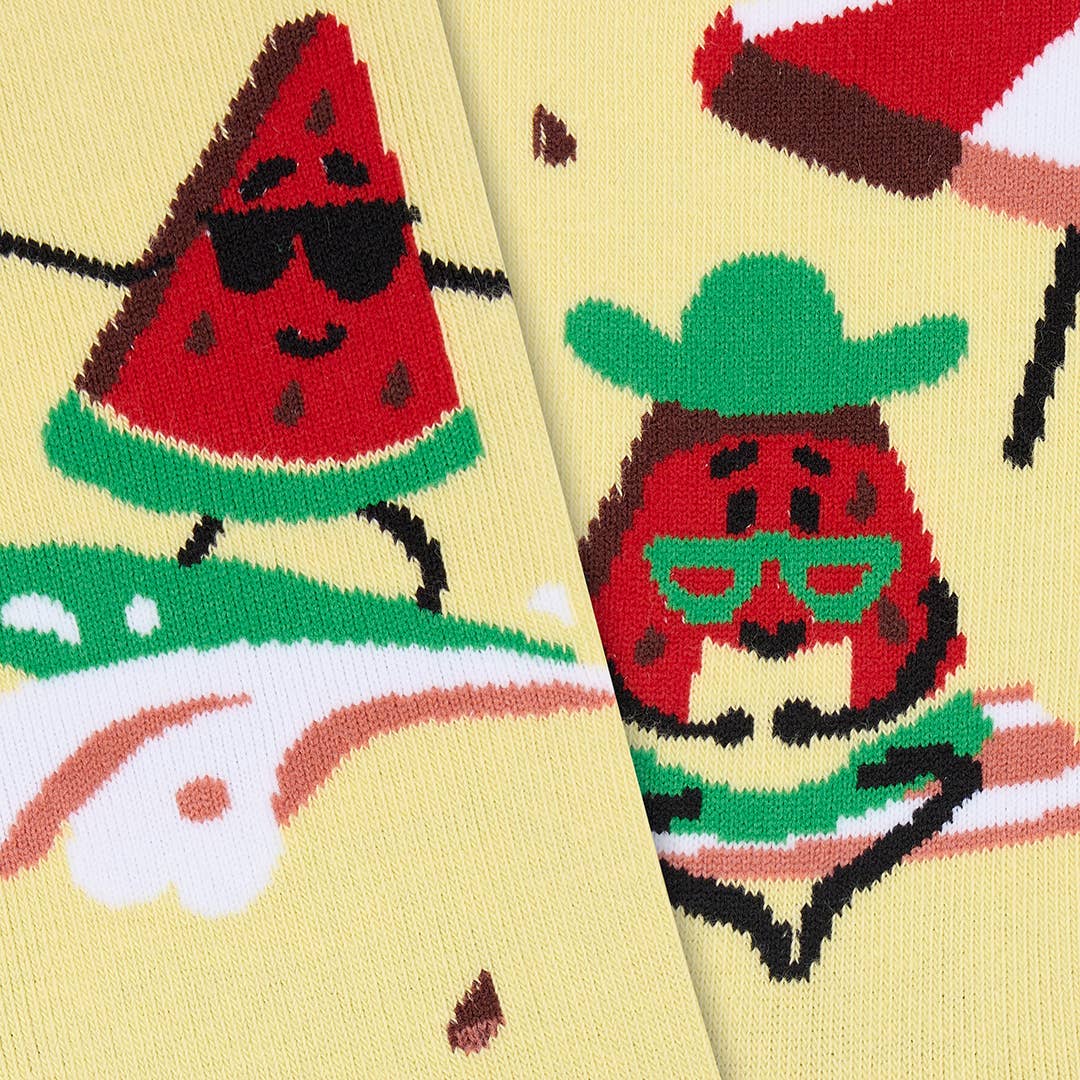 Beach Watermelon Socks