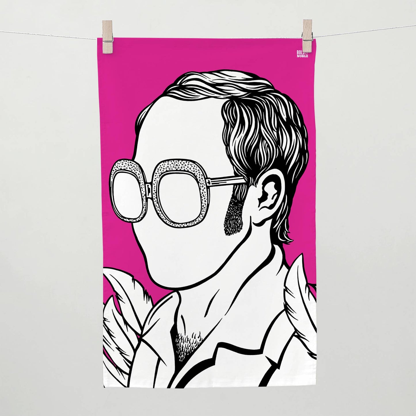“Elton John” tea towel