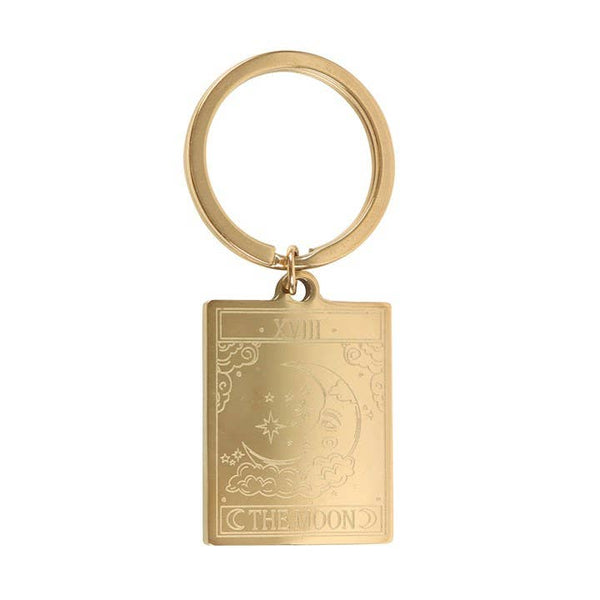 Sleutelhanger met Maan Tarotkaart
