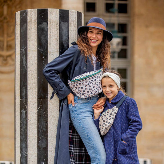 Sac banane à langer - All over Léopard