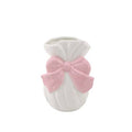 Vaas - Kom - Dolomiet - Wit/Roze - 11x10x16cm