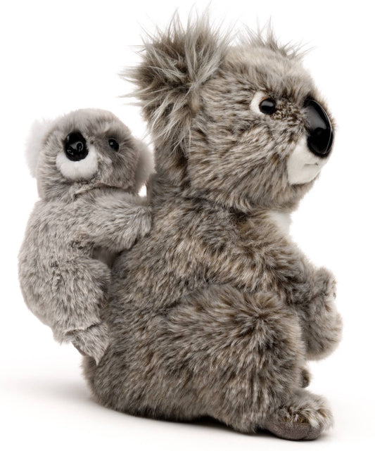Koala plush toy with baby