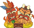Figurine Aku Aku & Uka Uka