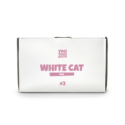 White Cat Mug