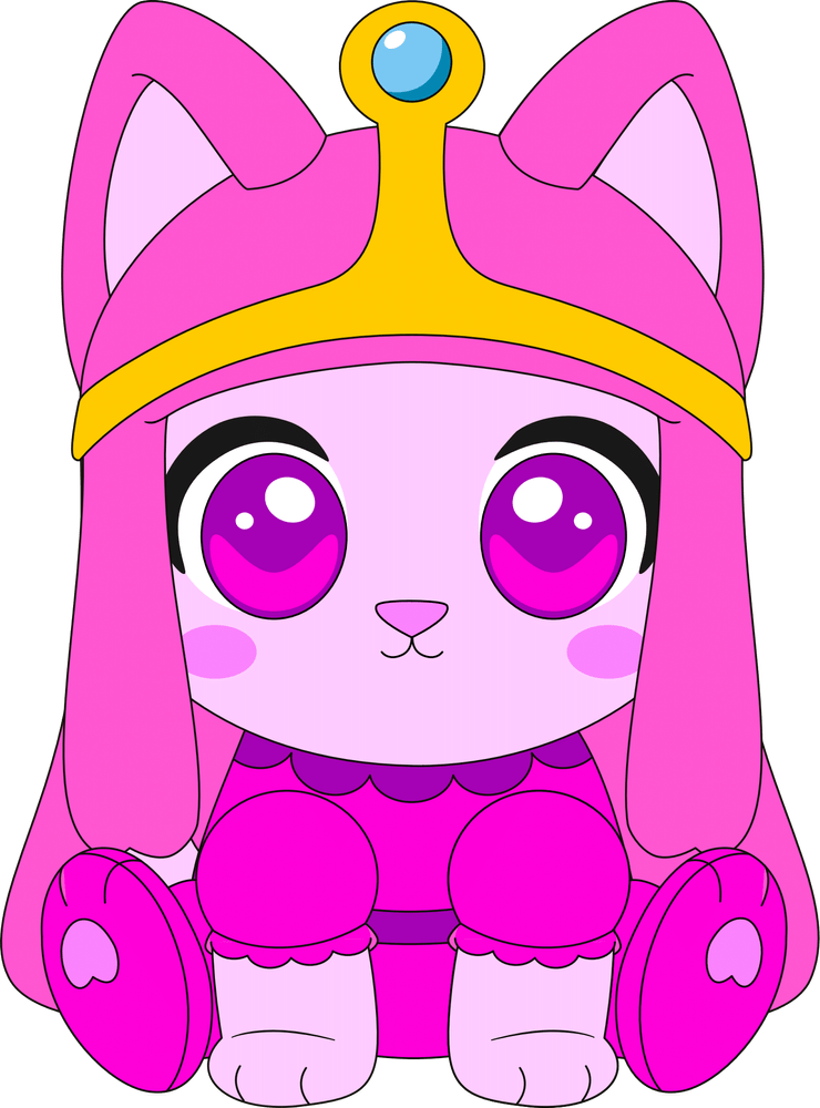 Peluche Kitty Princess Bubblegum (9 po)