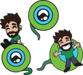 Set de pin's Jacksepticeye