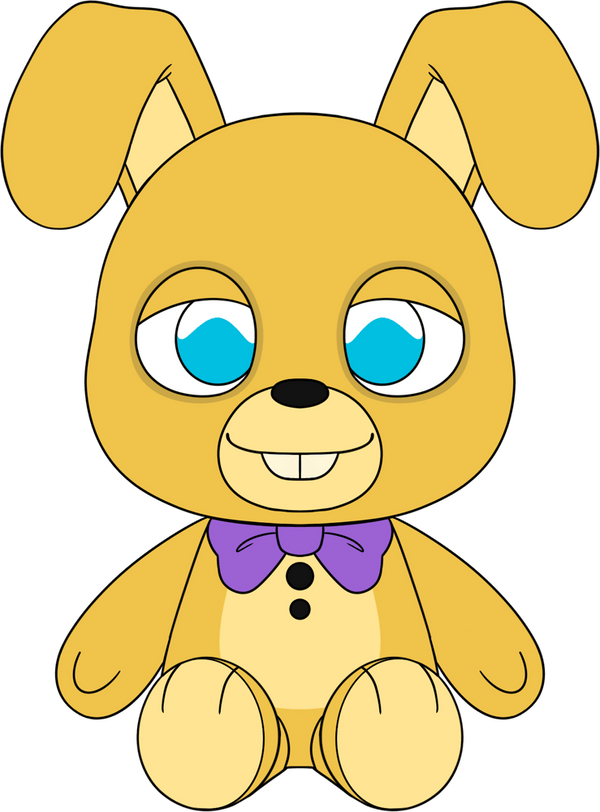 Peluche lapin jaune (9 po)
