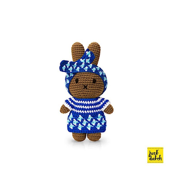 Gehaakte pluche Miffy het Konijn - Afrikaanse outfit 
