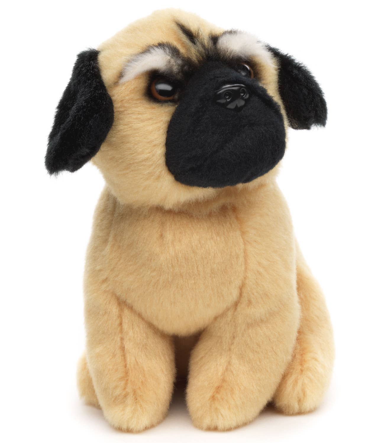 Pug plush sitting