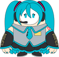 Peluche Hatsune Miku x Fall Guys – 22,9 cm