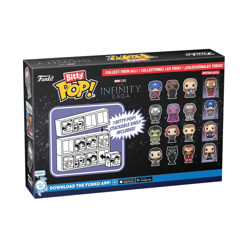Bitty Pop! Marvel The Infinity Saga 4-Pack Serie 3