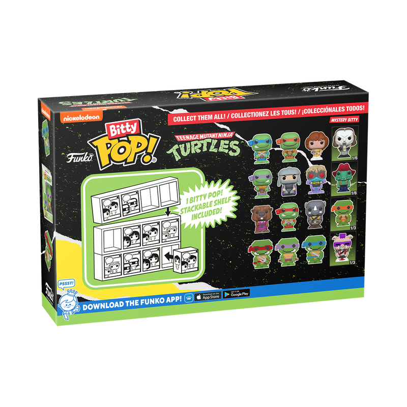 Bitty Pop! Ninja Turtles 4-Pack Series 1 