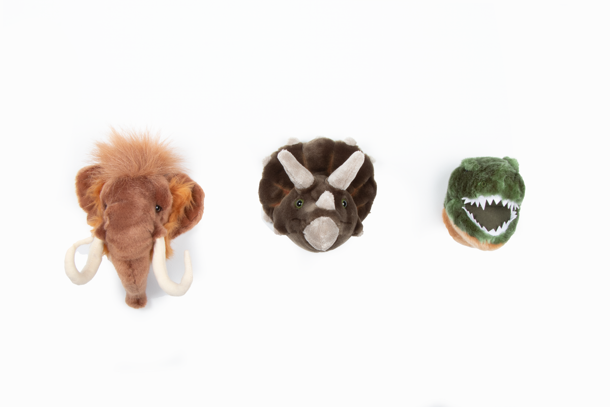 Decorative Mini Heads: Prehistoric Set