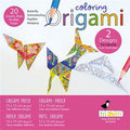 Origami inkleuren - Vlinder